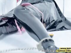 Fejira com – PVC fetish JK bondage orgasm Part 1
