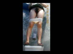 Hairy Asian Pissing (vertical )